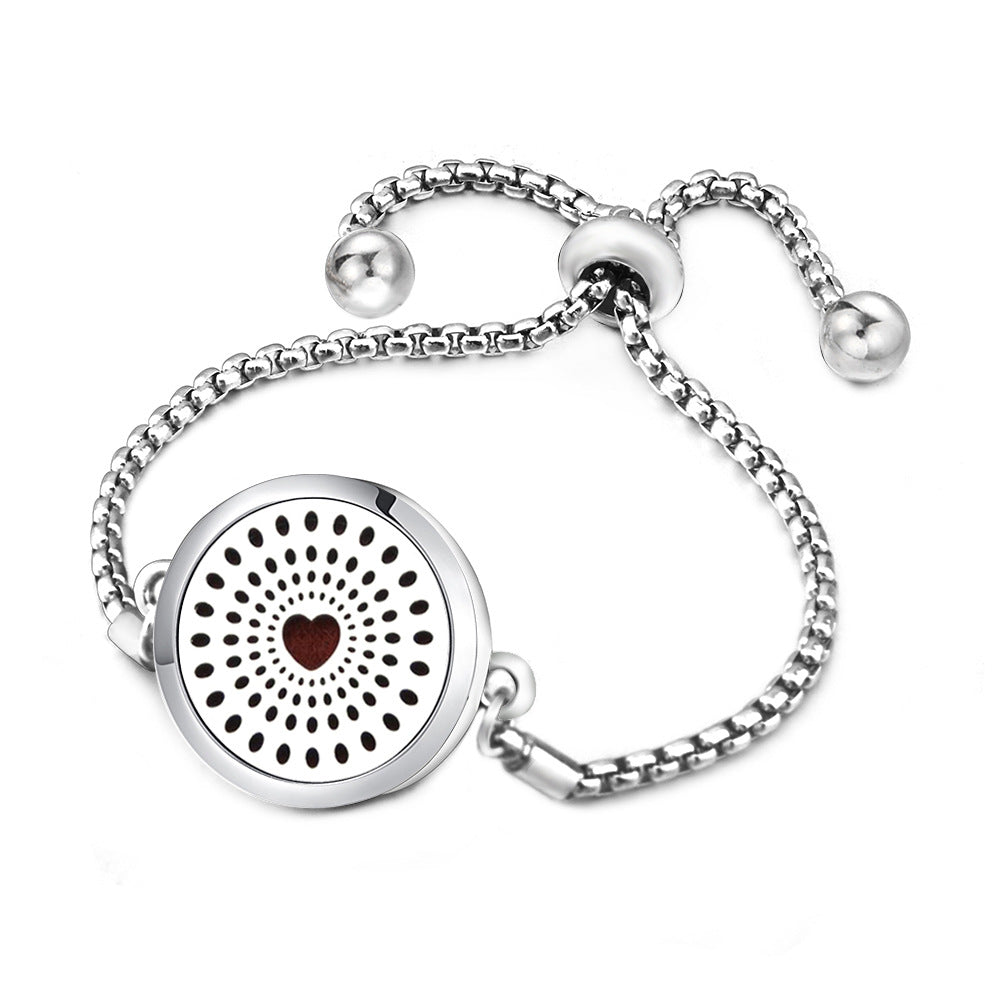 Angel Wings Mosquito Repellent Stainless Steel Essential Oil Perfume Box Bracelet - 12 MegaBDM