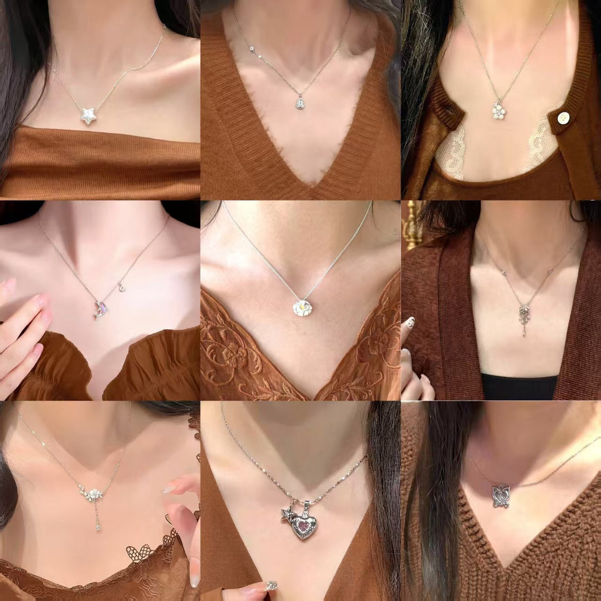 Women's Exquisite Light Luxury High-grade Korean Style Fashion Personality Necklaces MegaBDM