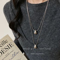 Women's Simple Water Drop For Long Sweater Chain Casual Necklace MegaBDM