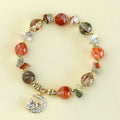 Amethyst Family Crystal Female High Sense Niche Bracelets - Star Moon Princess Bracelet MegaBDM