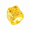 Men's Imitation Auspicious Dragon Open Man's Advanced Gold Ring - Panlong Ring MegaBDM
