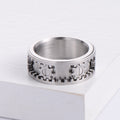 Men's Fashion With Function Stainless Rotatable Gear Rings MegaBDM