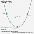 Women's Chain Stainless Steel Waterproof Light Luxury Minority Necklace - NXN372S MegaBDM