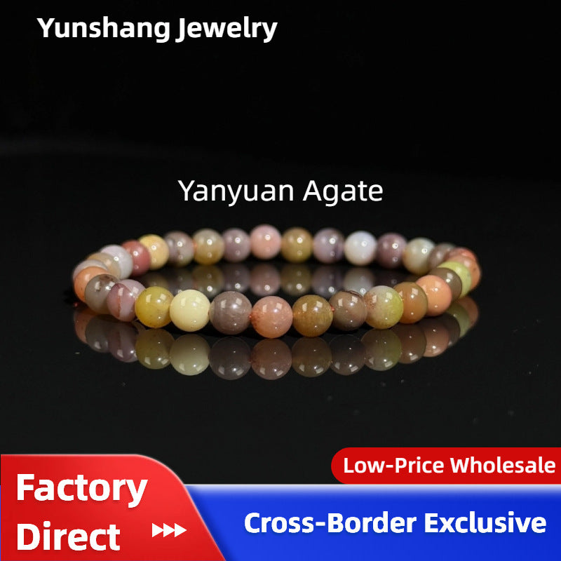 Strictly Selected Natural Agate Beads Colorful Candy Salt Bracelet MegaBDM