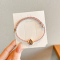 Small Gift Tassel Adjustable Red Rope Dragon Boat Festival Bracelet - 36# colorful ropes gourd MegaBDM