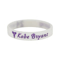 Star Concave Thickened Silicone Kobe James Basketball Bracelet - Kobe-Luminous White MegaBDM