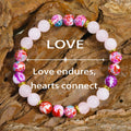 Tigereye Natural Stone Beaded Crystal Unisex Bracelet - LY05 MegaBDM