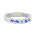 Star Concave Thickened Silicone Kobe James Basketball Bracelet - Griffin-Luminous White MegaBDM