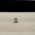 Women's Light Coffee Gold Collection Series Minimalist Zircon Ear Earrings - A99464 Four-Leaf Clover 1 MegaBDM