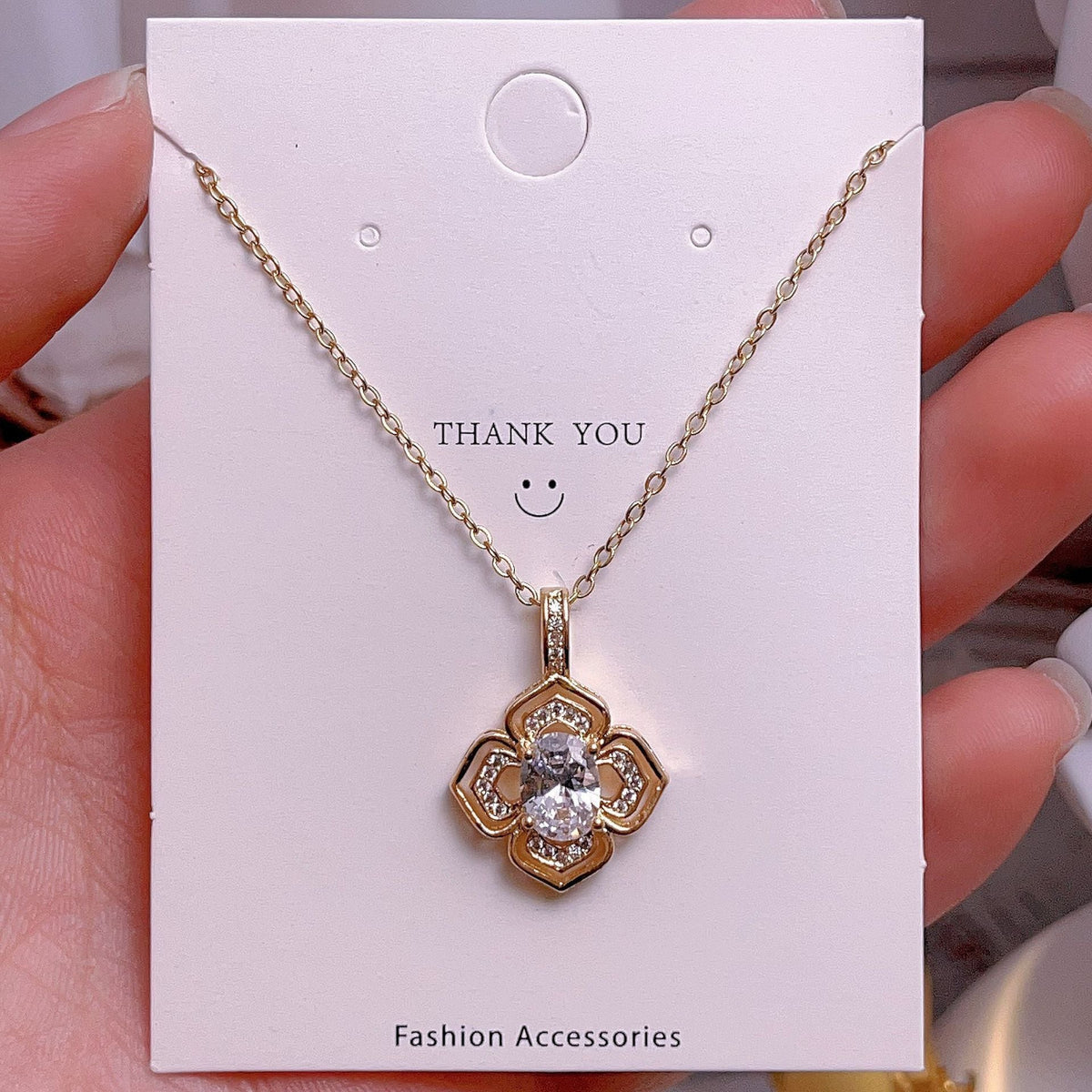 Women's Fashion Simple Love Design Light Luxury Necklace - XL2018 MegaBDM