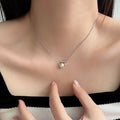 Women's Golden Bean Clavicle Chain Light Luxury Necklaces - MY36510 MegaBDM