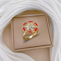 Design Rotating Bauhinia Zircon Flower Gas Clavicle Chain Necklace - 8 MegaBDM