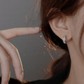 Women's Sterling Sier Trendy Rose Gold Ear Special Interest Earrings MegaBDM