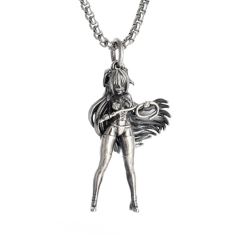 Women's & Men's Niche Angel Vintage Fashion Beauty Sweaters Necklaces - AL20175-Silver MegaBDM