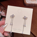 Women's Flash Star Moon Ear Fashionable Temperament Long Earrings MegaBDM