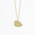 Women's Cartoon Animal Series Personalized Stainless Steel Necklace - Ln1559 Gold MegaBDM