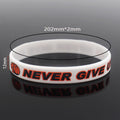 Women's & Men's Silicone Wrist Strap For Sports Inspirational Bracelet MegaBDM