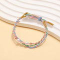 Small Gift Tassel Adjustable Red Rope Dragon Boat Festival Bracelet - 84# Small Pearl-Three Bends and Hitches MegaBDM