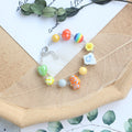 Niche Sweet Cute Stitching Style Cartoon Butterfly Tulip Glass Ceramic Bracelets - S09 MegaBDM