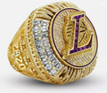 Men's Los Angeles Lakers Alloy Gift Stainless Rings - 100G Ring / No. 8 MegaBDM