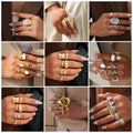 Rose Flower Love Pearl Light Luxury High Sense Ring MegaBDM