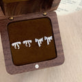 Fashion Ribbon Zircon Bow Light Luxury Versatile Delicate Design Sense Stud Earrings MegaBDM