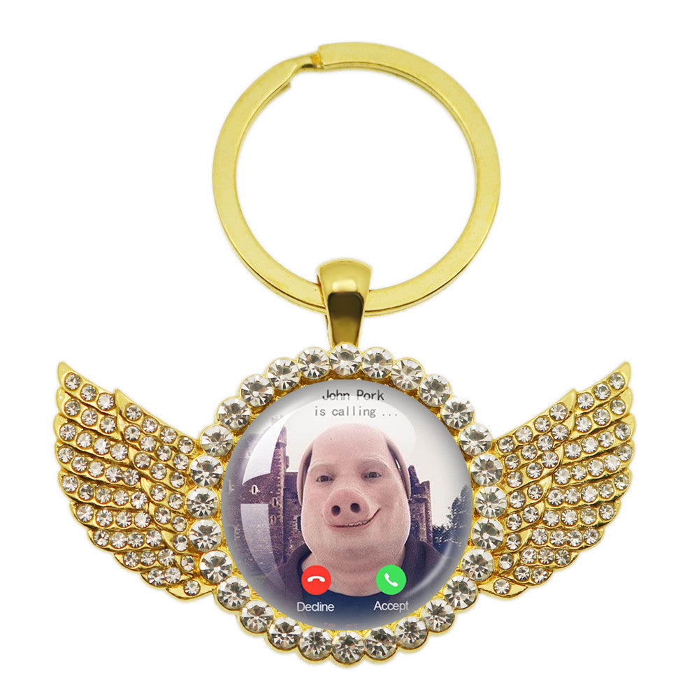 New Popular Versatile Angel Humor Funny Pendants - Key Chain 17 MegaBDM