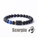 Constellation Natural Stone Beaded Twee Tigereye Bracelet - 27 / 18cm MegaBDM