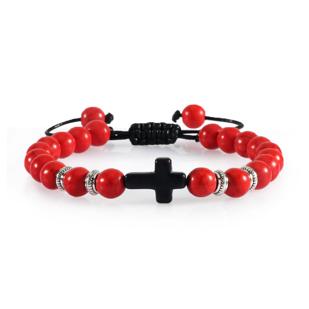 Eye Adjustable Hand-woven Beads Couple Gift Bracelets - Korean Pine Braided Bracelet MegaBDM