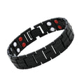 Red Copper Approved Bronze Dragon Pattern Double Bracelet - Black Red White Black Oil Style MegaBDM
