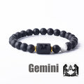 Constellation Natural Stone Beaded Twee Tigereye Bracelet - 36 / 18cm MegaBDM