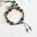 Women's Ceramic Beaded Fresh Antique Ethnic Style Simple For Summer Bracelets - 1690-10 Junnian Fudie MegaBDM