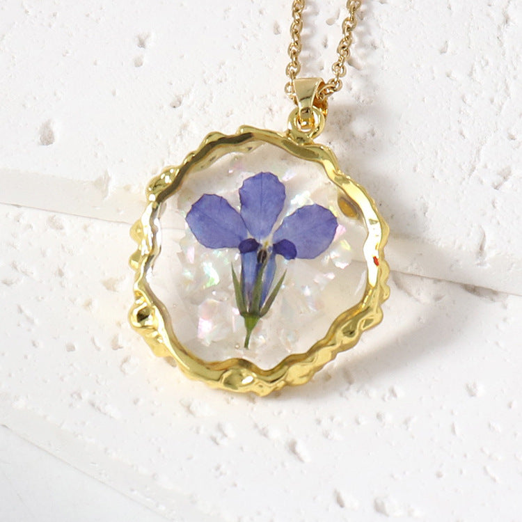 Luxury Flower Resin Preserved Fresh Epoxy Dried Ornament Necklaces - 01 (Starting from 6) MegaBDM