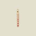 Classy Series Food Parts Love Colorful Pendants - Pink Zirconium Long Love Pendant MegaBDM