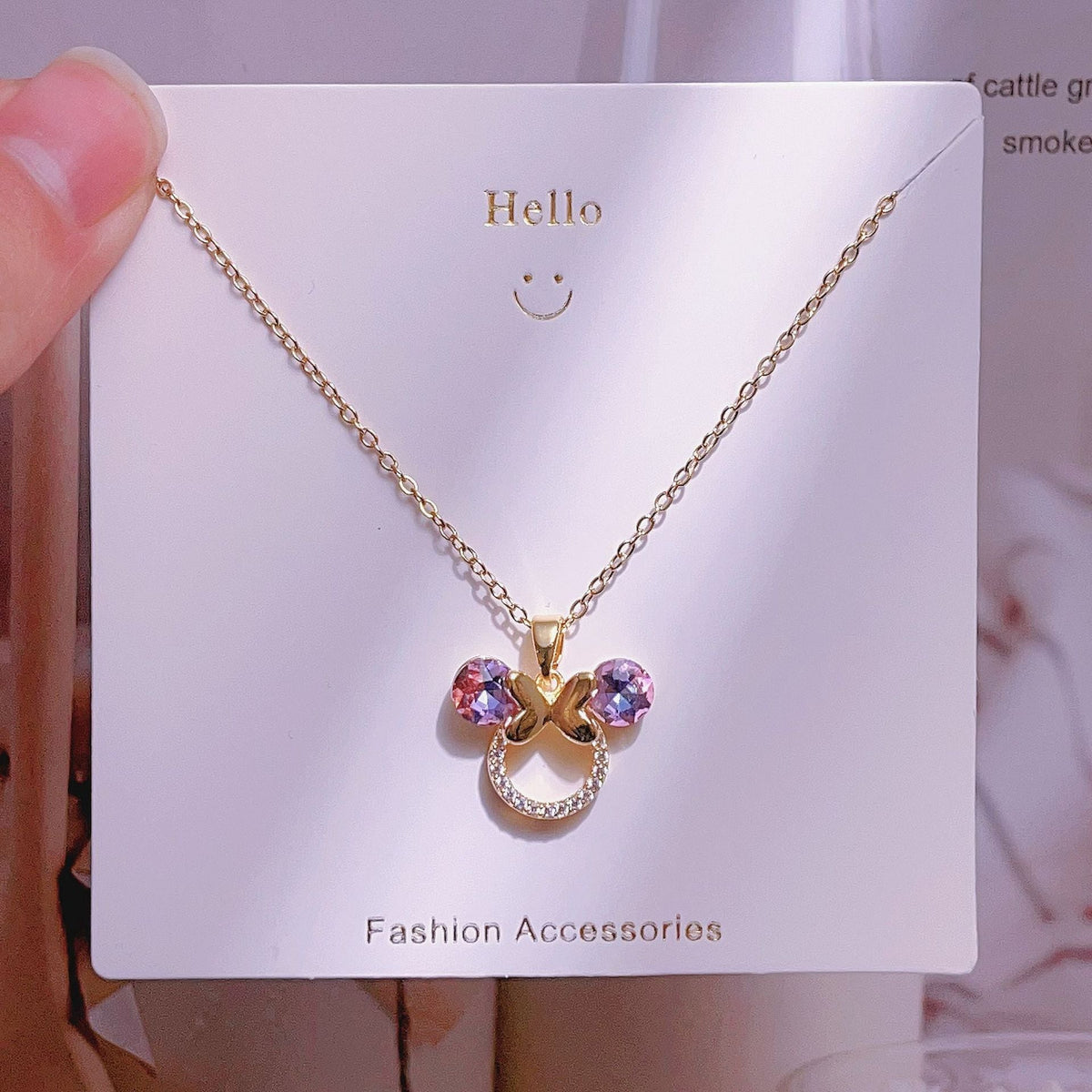 Women's Fashion Simple Love Design Light Luxury Necklace - XL2030 MegaBDM