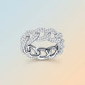 Women's Chain Does Not Fade Light Luxury Minority Design Sense High Ring MegaBDM