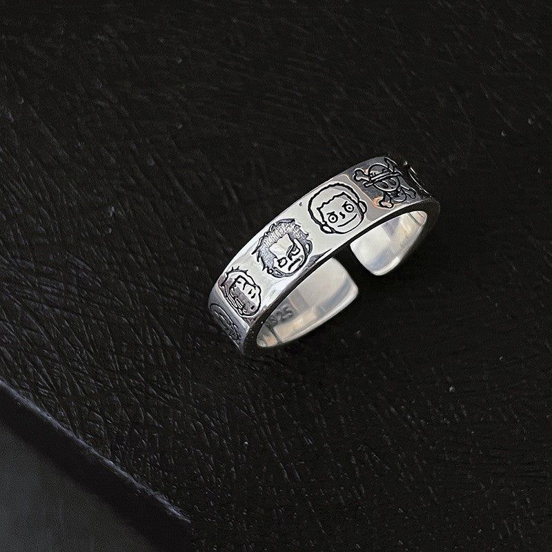 Korean Iti Pony Female Irregular Fashion Graceful Rings - JZ6811 / Adjustable Opening MegaBDM
