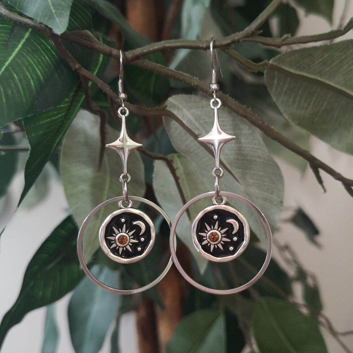 Star Moon Goddess Series Enchanting Bohemian Earrings MegaBDM
