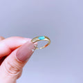 Light Luxury Minority Design Colorful Gemstone Rings - C35R4080 MegaBDM