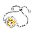 Angel Wings Mosquito Repellent Stainless Steel Essential Oil Perfume Box Bracelet - 8 MegaBDM