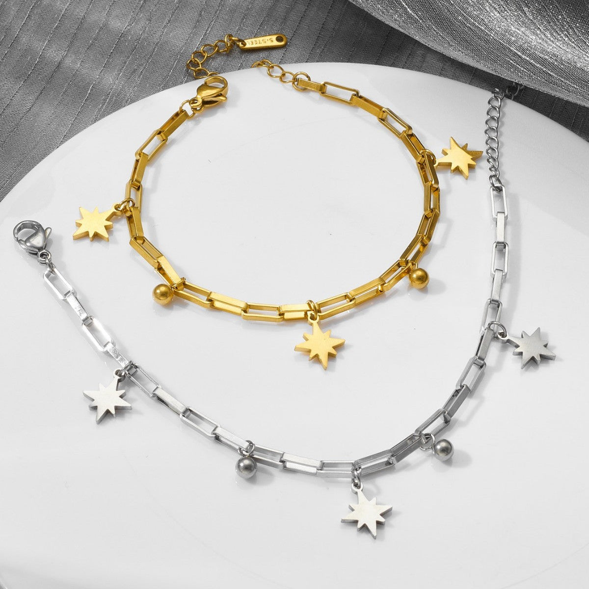 Women's Design Eight Awn Star Style Light Bracelets MegaBDM