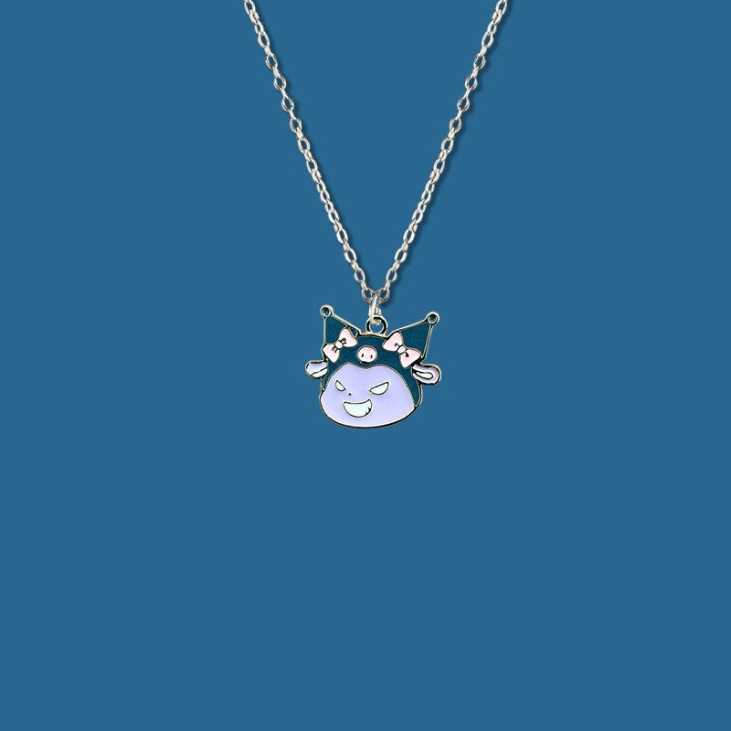 Summer Girlfriends Messenger Sisters Pair Clow Necklaces - Angry Clow M Necklace MegaBDM