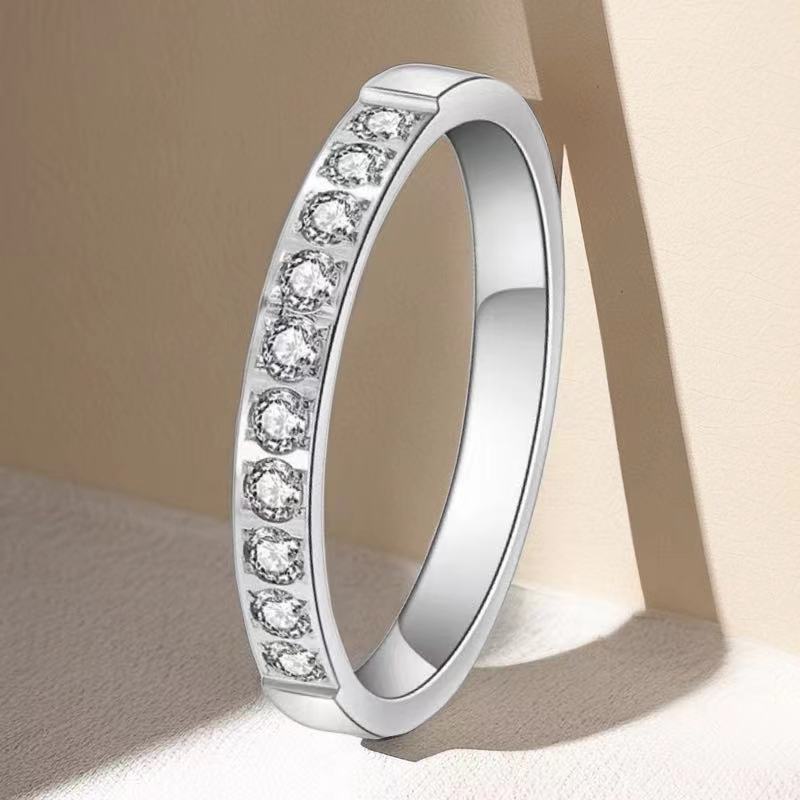 Women's Titanium Steel Design Starry Stainless Style High-grade Bracelets - 11-e-1 Steel Color / No. 9 MegaBDM
