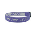 Jacquard Printing Wristband Unisex Wrist Strap For Bracelets - Purple-Jacquard MegaBDM