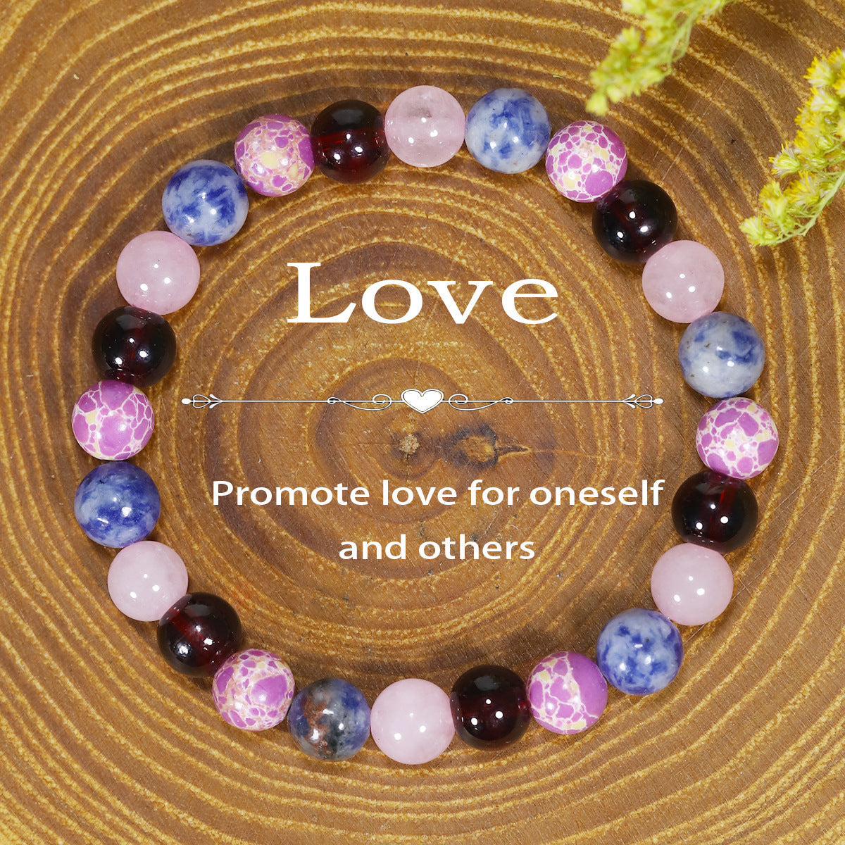 Tigereye Natural Stone Beaded Crystal Unisex Bracelet - LY23 MegaBDM