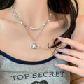 Pearl Twin High-grade Exquisite Clavicle Chain Light Luxury Necklace MegaBDM