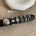 Women's Enamel Drip Glazed Super Shiny Open-end Zircon Light Luxury High-grade Rings MegaBDM