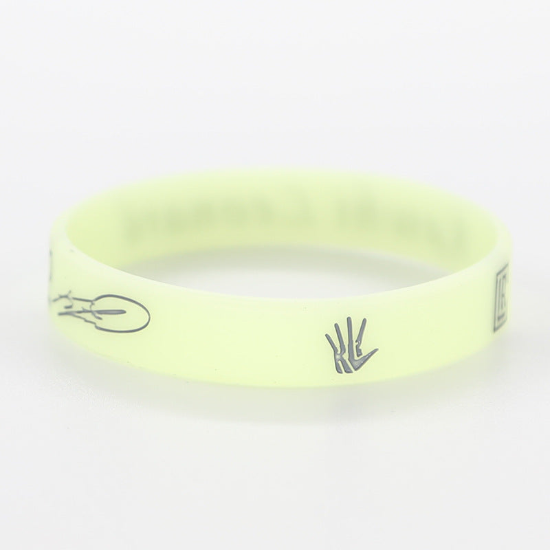 Star Black Mamba James Curry Letter Bracelet - B- Leonard-Luminous Green MegaBDM