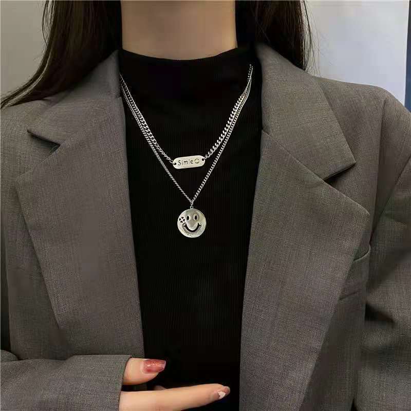 Women's & Men's Fashion Simple Titanium Steel Sweater Chain Personalized Hip Hop Necklace - B11 MegaBDM