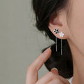 Women's Selection Fashion Long Small Flower Chain Classic Style Ear Line MegaBDM